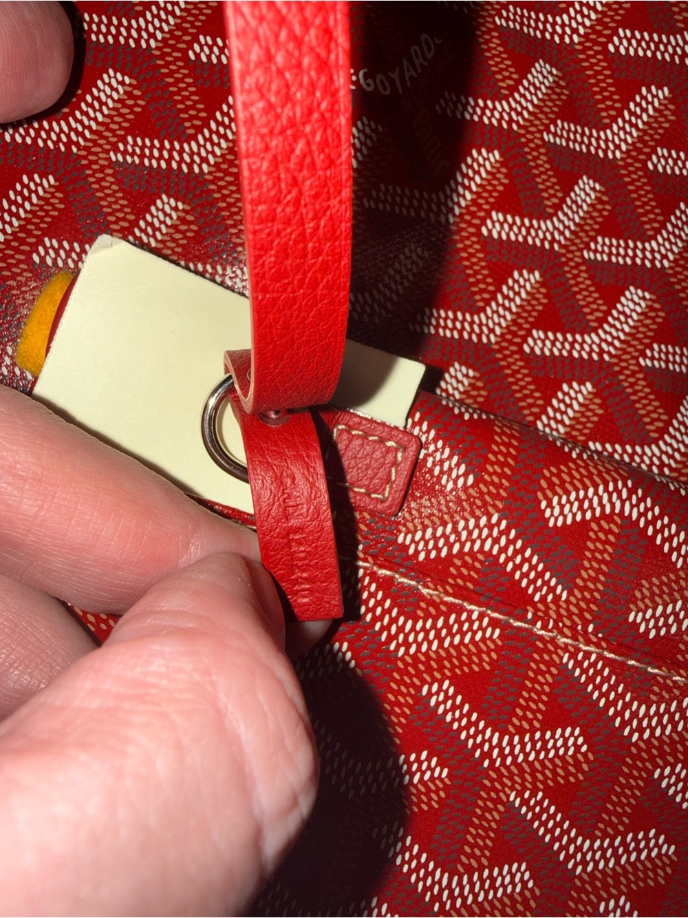 GOYARD Saint Louis GM Red tote NEW St Louis GM - Picture 5 of 10